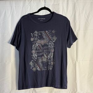Lucky Brand Dark Blue Graphic Tee